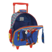 Mochila Mediana Chenson Ruedas Armin Escolar Llantas Kinder Mario Bros MB65970-9 Carro de Fabrica
