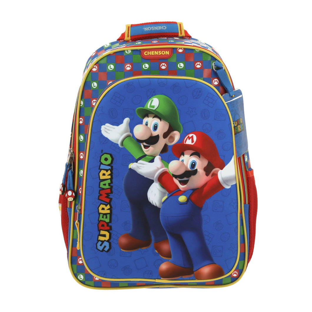 Mochila Escolar Chenson Luigi Mario Bros Escolar Armin MB65967-9