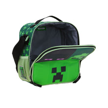 Cargar imagen en el visor de la galería, Set Chenson Mochila Lonchera y Lapicera Chica Chenson Ruedas Niño Escolar Kinder Minecraft Const MC66049-G
