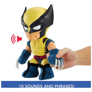 Marvel Peluche Figura X-Men Wolverine Con Frases HPK93 Mattel