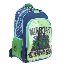 Cargar imagen en el visor de la galería, Set Chenson Mochila Lonchera Lapicera Para Niño Escolar Primaria Minecraft Plore MC66294-9
