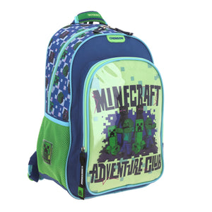 Set Chenson Mochila Lonchera Lapicera Para Niño Escolar Primaria Minecraft Plore MC66294-9