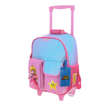 Cargar imagen en el visor de la galería, Mochila Chica Kinder Con Ruedas Chenson Mario Bros Peach MB70434-P Kiut
