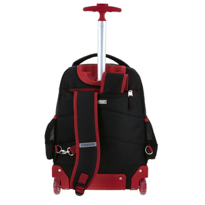 Mochila Grande Con Ruedas Y Luces Led Chenson Miles Morales Marvel MM70487-3 Mora