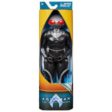 Cargar imagen en el visor de la galería, Figura Aquaman Black Manta Heroe Dc Super Spin Master 30cm 6065753 Liga Justicia
