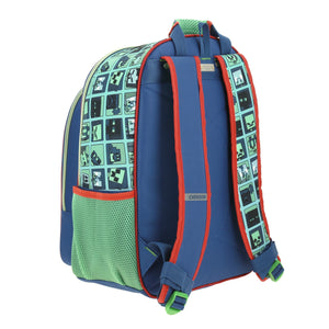 Mochila Escolar Grande Primaria Chenson Minecraft BLIPER MC66007-9