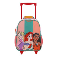 Mochila Chica Chenson Con Ruedas Preescolar Kinder Princesas PR70689-O Triunv
