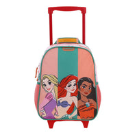 Mochila Chica Chenson Con Ruedas Preescolar Kinder Princesas PR70689-O Triunv
