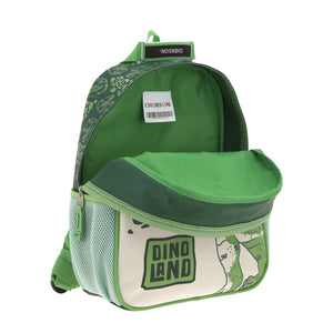 Set de Mochila Lonchera Lapicera Chica Kinder Chenson Dinosaurio T-Rex DINOLY CO66070