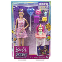 Cargar imagen en el visor de la galería, Muñeca Barbie Sisters Skipper Niñera Cumpleaños GRP40 Mattel
