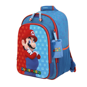 Mochila Escolar Grande Primaria Chenson Mario Bros Dulp MB66078-9