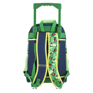 Mochila Chenson Ruedas Niño Escolar Primaria Minecraft Bansk MC65992-9 Carro de Fabrica