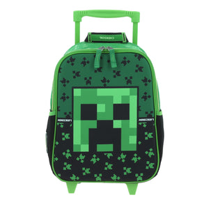 Mochila Chica Chenson Ruedas Niño Escolar Kinder Preescolar Minecraft Dupper MC66085-G