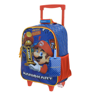 Mochila Chica Chenson Ruedas Preescolar Kinder Mario Bros Veloz MB66415-9