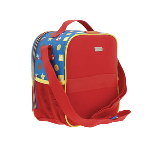 Set Chenson Mochila Lonchera Lapicera Para Niño Escolar Primaria Mario Bros Mush MB66259