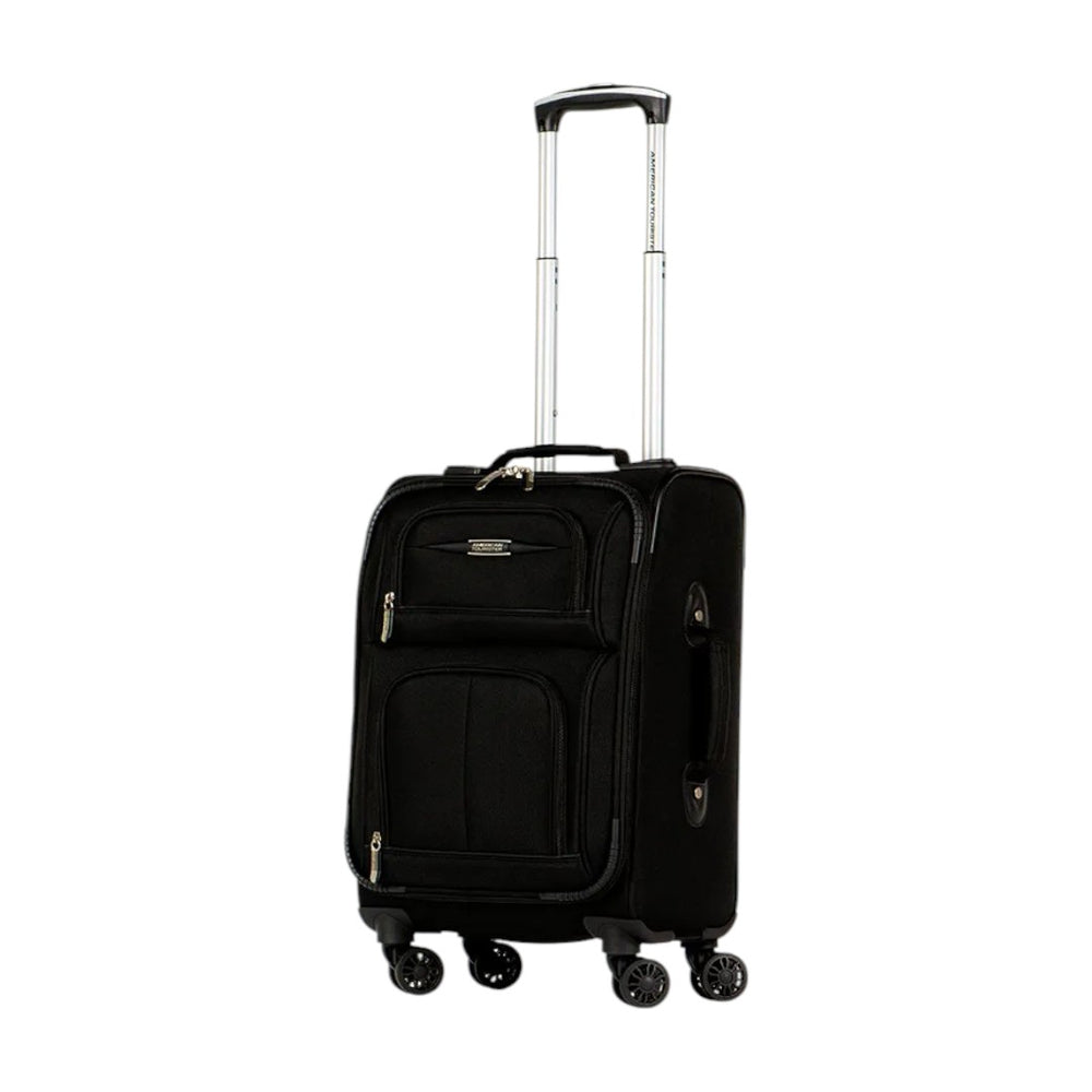 Maleta De Mano American Tourister Meridian Cabina Carry On Negro Chico 10 kg