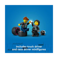 LEGO 60406 City Auto de Carreras y Camión de Transporte 328 Piezas
