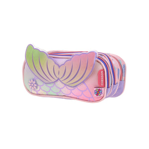 Lapicera Estuche Chenson Triple Cierre Sirena Happy Girl Syl HG66382-I