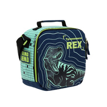 Cargar imagen en el visor de la galería, Kit Mochila Ruedas Lonchera Lapicera Morral Primaria Chenson Dinsoaurio Rex Niño CO66111-9 Carro de Fabrica
