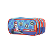 Lapicera Estuche Triple Chenson Mario Bros Kart Prais MB66313-R
