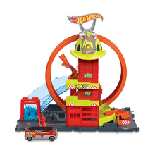Cargar imagen en el visor de la galería, Hot Wheels City Pista Estacion de Bomberos GNM23 Mattel
