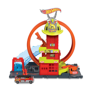 Hot Wheels City Pista Estacion de Bomberos GNM23 Mattel