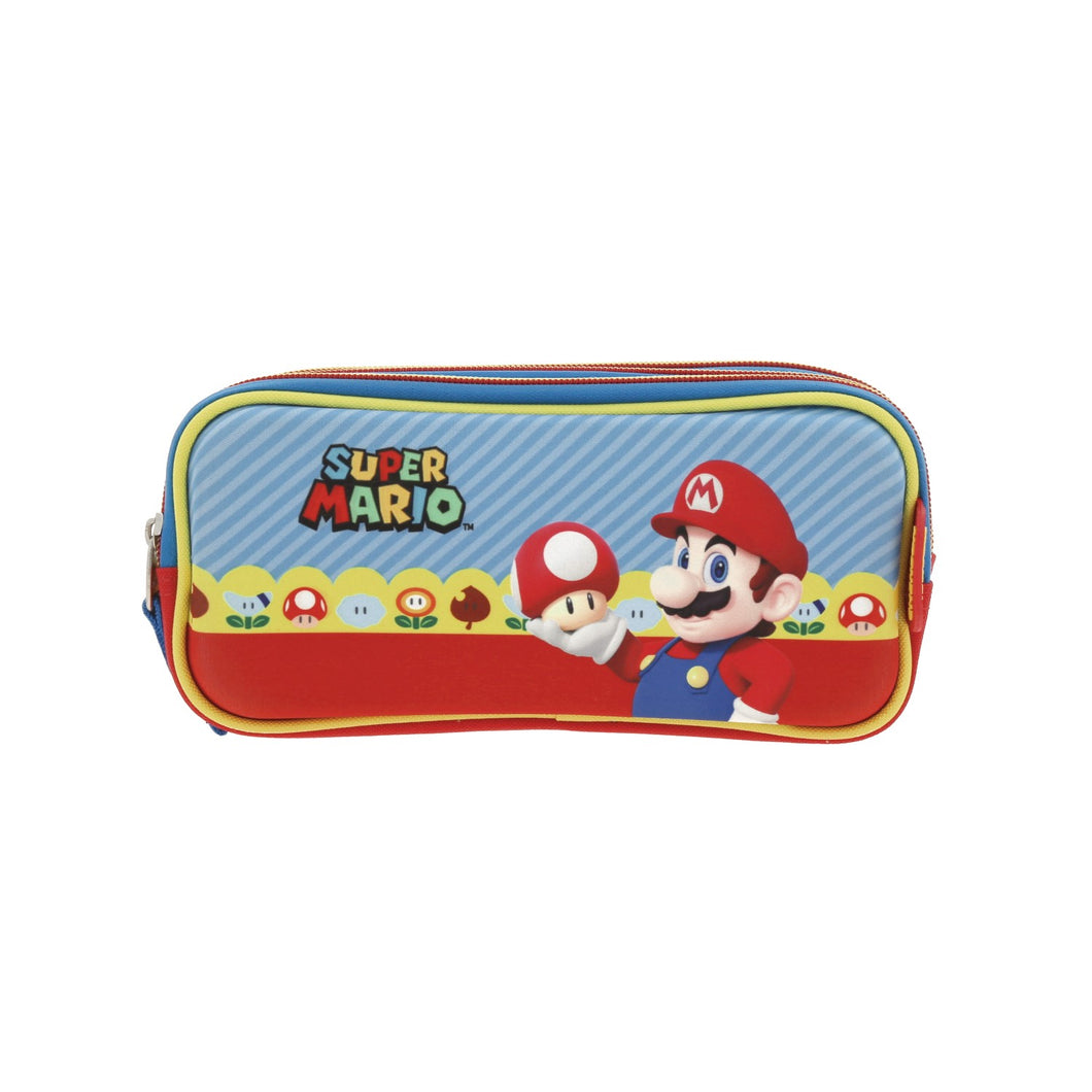 Lapicera Estuche Chenson Mario Bros Mush MB66261-9