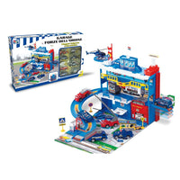 CYC Autopista Estacion de Policia Portatil Juguete de Importacion T373352