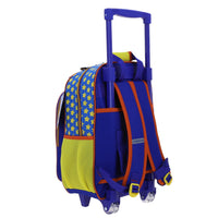 Mochila Mediana Chenson Ruedas Niño Escolar Llantas Kinder Mario Bros Powp MB66309-9 Carro de Fabrica
