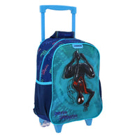 Mochila Chica Kinder Con Ruedas Chenson Miles Morales Marvel TELT MM70887-9
