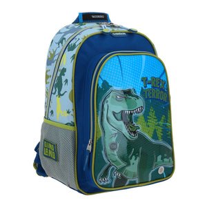 Mochila Sonidos Escolar Grande Chenson Dinosaurio T-Rex Trerror CO66401-9