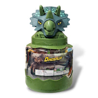 CYC Set de Figuras De Dinosaurios Rex o Triceratops Juguete de Importacion SH24008177