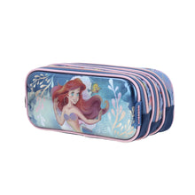 Cargar imagen en el visor de la galería, Lapicera Estuche Chenson Triple Cierre Disney Princesas Ariel PR70154-9 Agry
