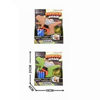 CYC Pistola Dinosaurio Lanza Dardos Juguete De Importacion HP1162255
