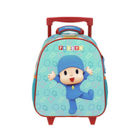 Mochila Con Ruedas Chica Chenson Preescolar Kinder Pocoyo Hapoc PY65691-G
