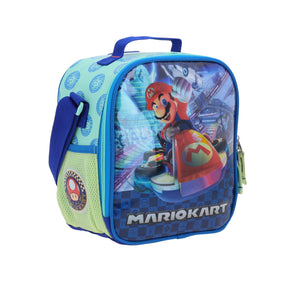 Set Chenson Mochila Lonchera Lapicera Para Niño Escolar Primaria Mario Bros Kart  Peis MB66280