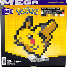 Cargar imagen en el visor de la galería, Mega Contstrux Pokemon Pixel pikachu 400 Pzs HTH74 Mattel

