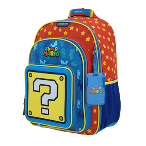 Set Chenson Mochila Lonchera Lapicera Para Niño Escolar Primaria Mario Bros Myst MB66265