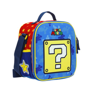 Set Chenson Mochila Lonchera Lapicera Para Niño Escolar Primaria Mario Bros Myst MB66265