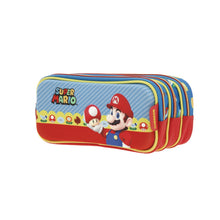 Cargar imagen en el visor de la galería, Set Chenson Mochila Lonchera Lapicera Para Niño Escolar Primaria Mario Bros Mush MB66259
