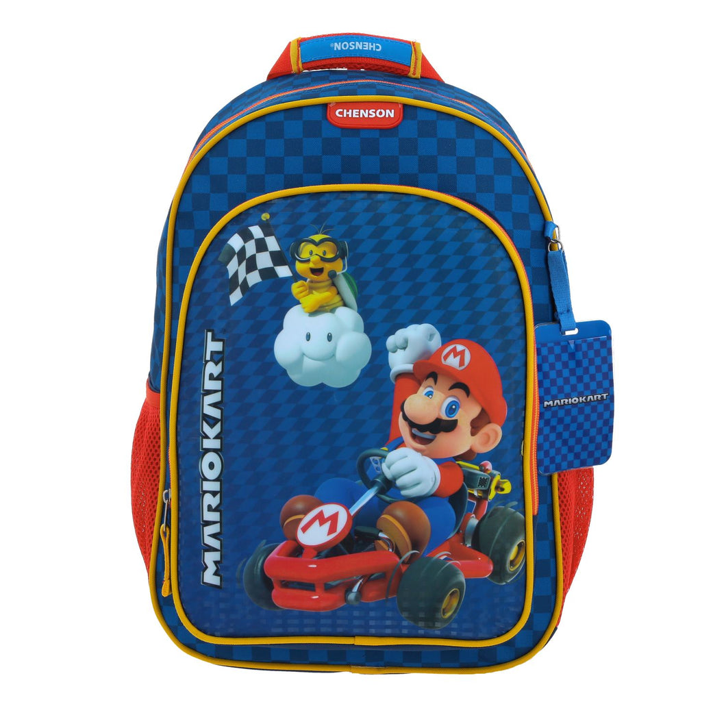 Mochila Escolar Chenson Mario Bros Primaria Gokar MB66163-9