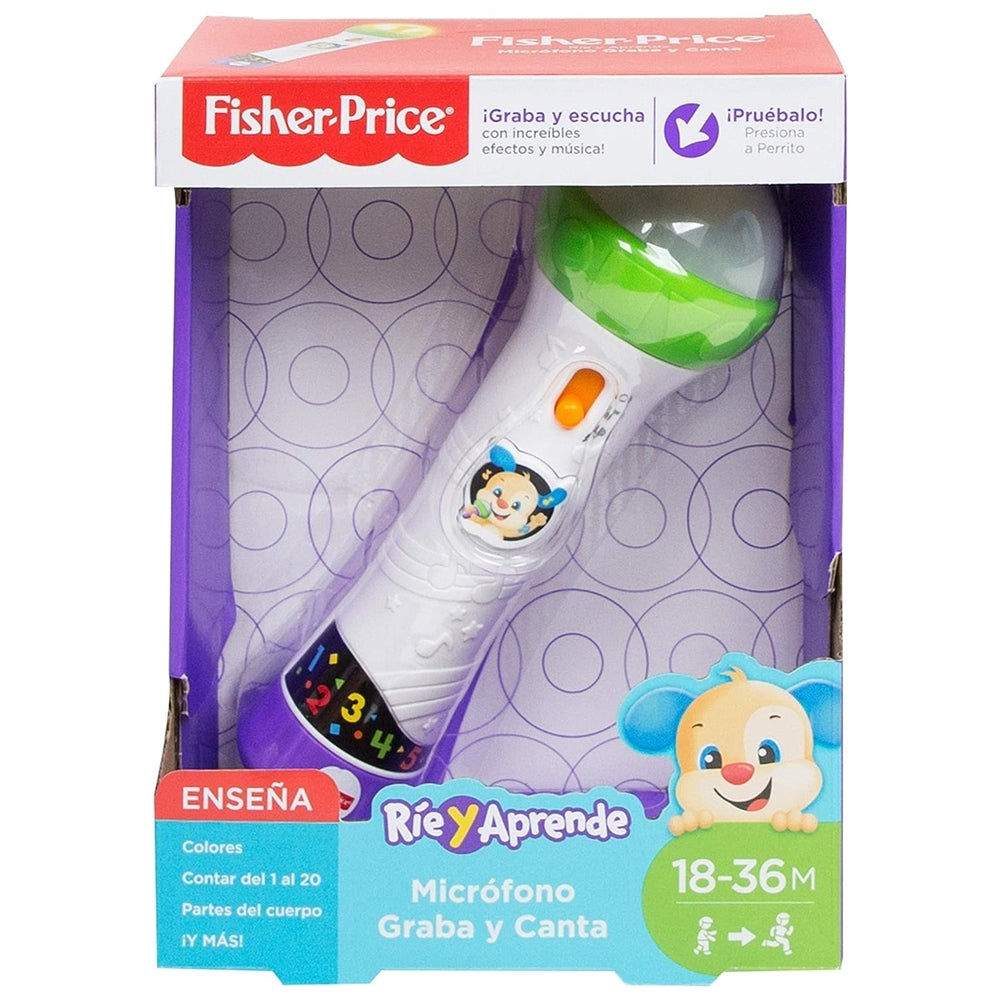 Juguete Para Bebés Fisher-price Micrófono Graba Y Canta