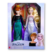 Muñecas Frozen Anna y Elsa Reinas HMK51 Mattel
