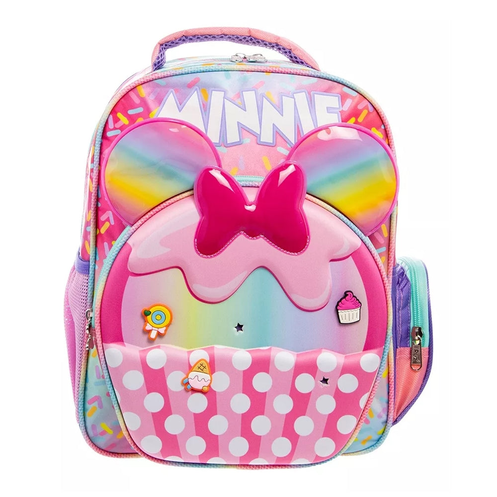 Mochila Chica Prescolar kinder Minnie Minnie Mimi Ruz Disney Rainb 179147