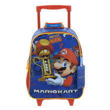 Cargar imagen en el visor de la galería, Mochila Chica Chenson Ruedas Preescolar Kinder Mario Bros Veloz MB66415-9
