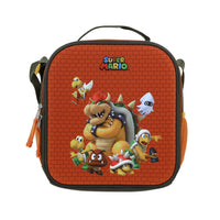 Kit Chenson Thorin Mario Bowser Mochila Ruedas, Lonchera y Lapicera MB66594-A_Set
