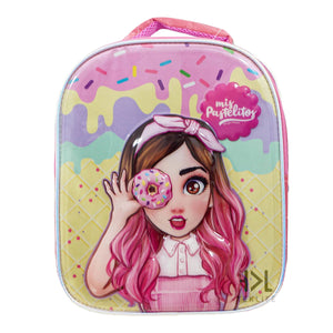 Mochila 3D Chica Preescolar kinder Mis pastelitos Ruz 171349