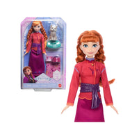 Muñeca Frozen Anna con Zorrito y Accesorios Mattel JFG17
