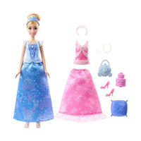 Muñeca Princesa Disney Cenicienta Cambio De Vestido JCR95
