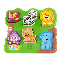 Rompecabezas Fisher-price Sonidos De Animales Zoologico CGN02 Mattel
